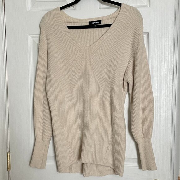 EXPRESS Ribbed Knit Sweater - XS - Picture 1 of 6